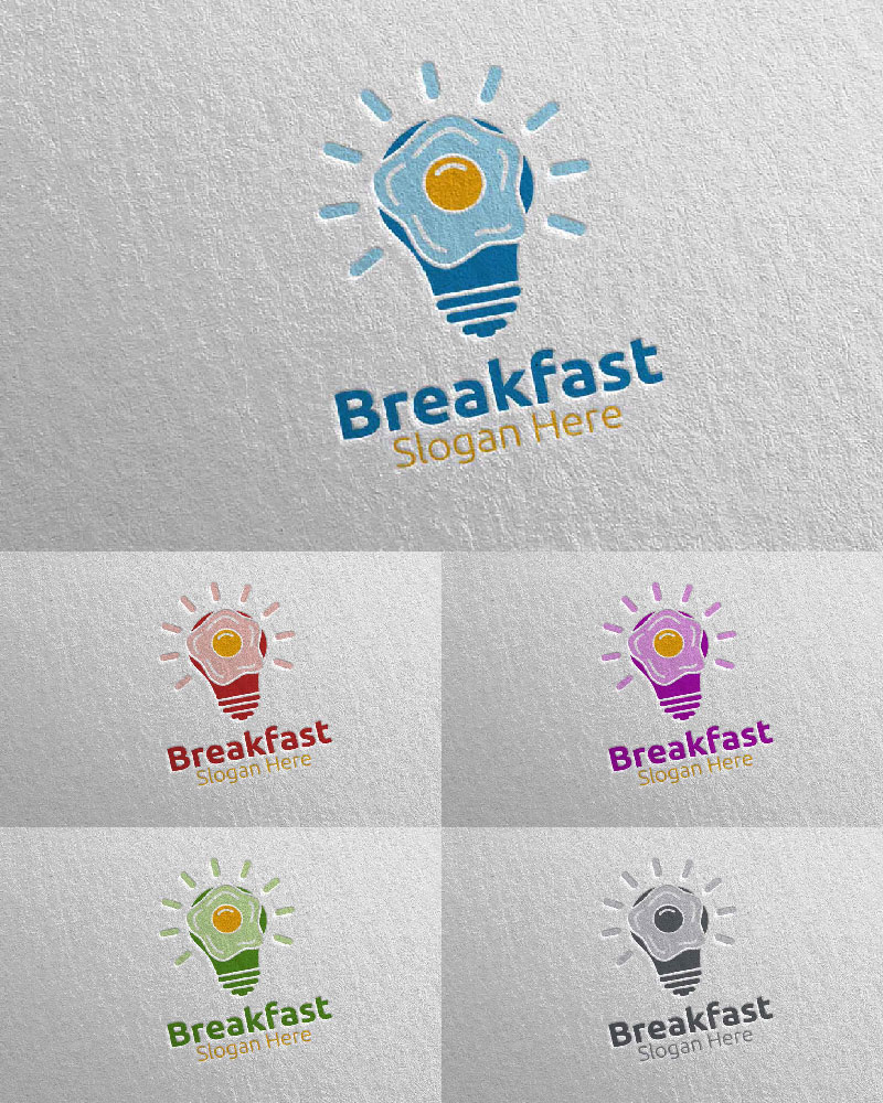 Fast Food Breakfast Delivery 20 Logo Template