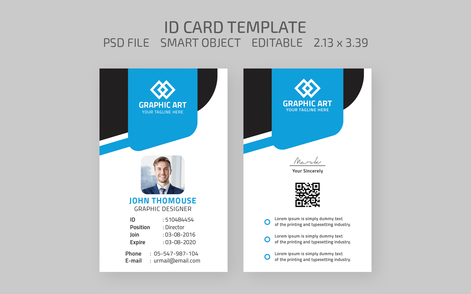 Office Id Card - Corporate Identity Template