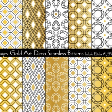 Deco Geometric Patterns 116844