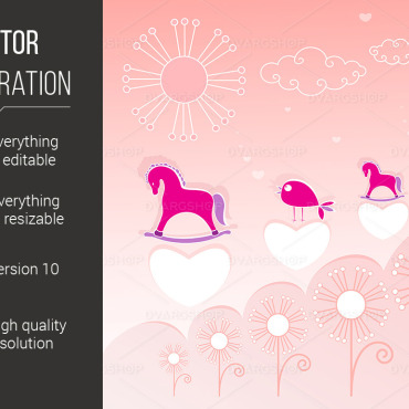 Abstract Pink Vectors Templates 116948