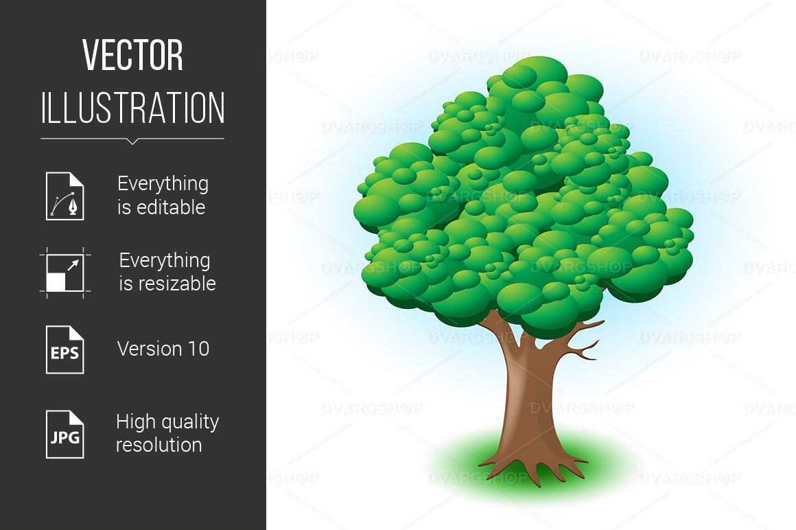 Big Tree - Vector Image