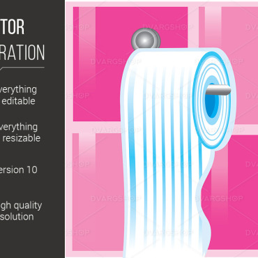 Toilet Roll Vectors Templates 116971