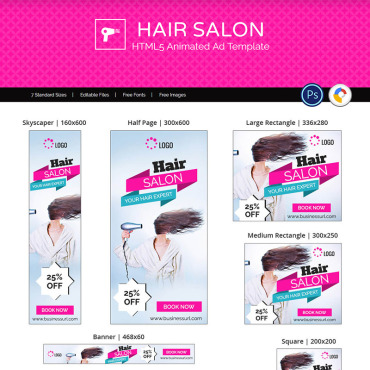 Salon Banner Animated Banners 117010