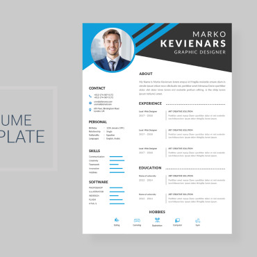 Design Resume Resume Templates 117165