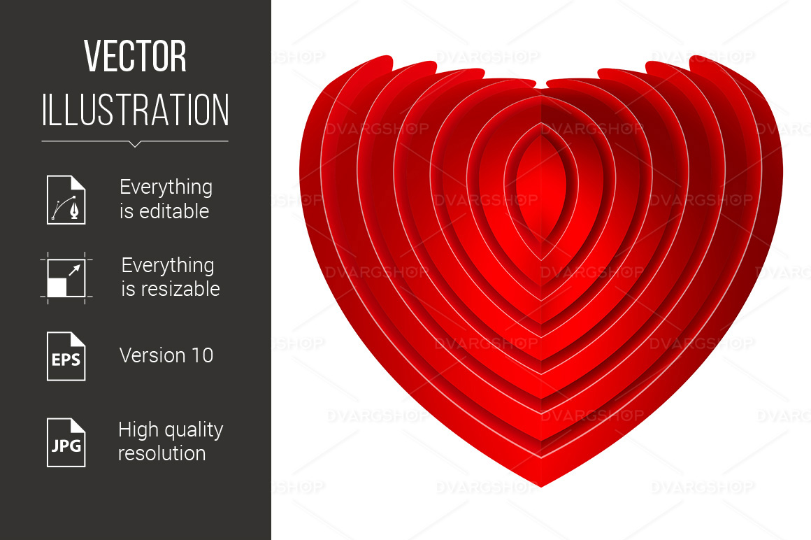 Heart - Vector Image