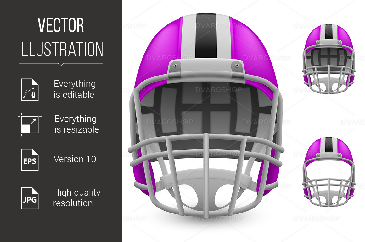 Helmet - Vector Image