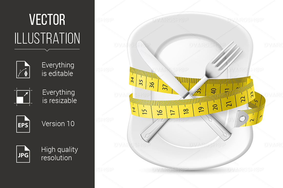 Diet Concept - Vector Image