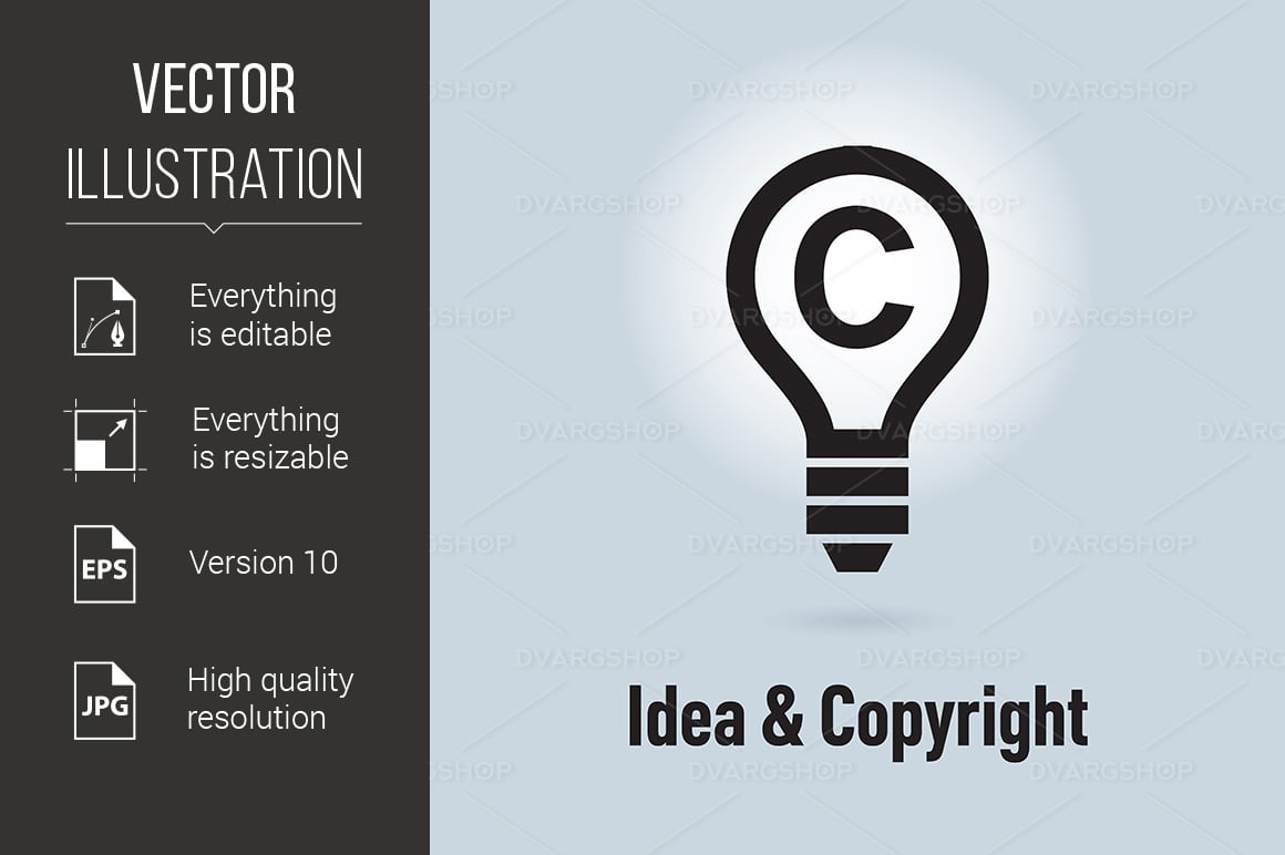 Copyright Protection - Vector Image