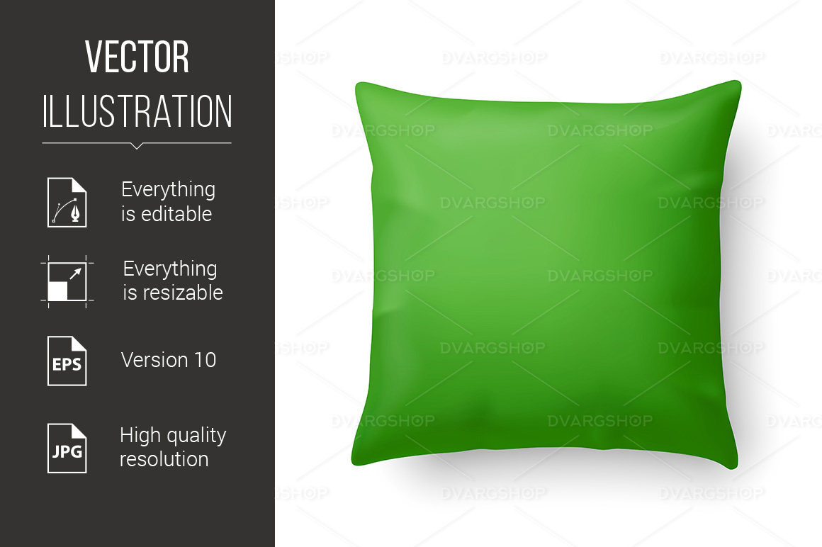 Pillow - Vector Image