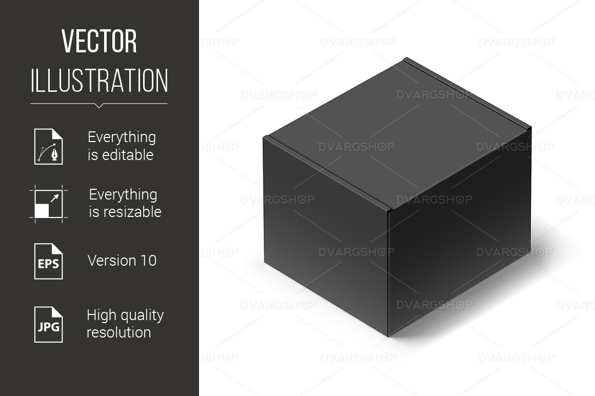 Carton Box - Vector Image