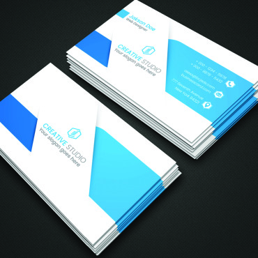 Cardcardcleancmykcolorcompanycorporatecreativedesigndesignerepsgreenhorizontalmodernpersonalprintprint Ready Corporate Identity 117395