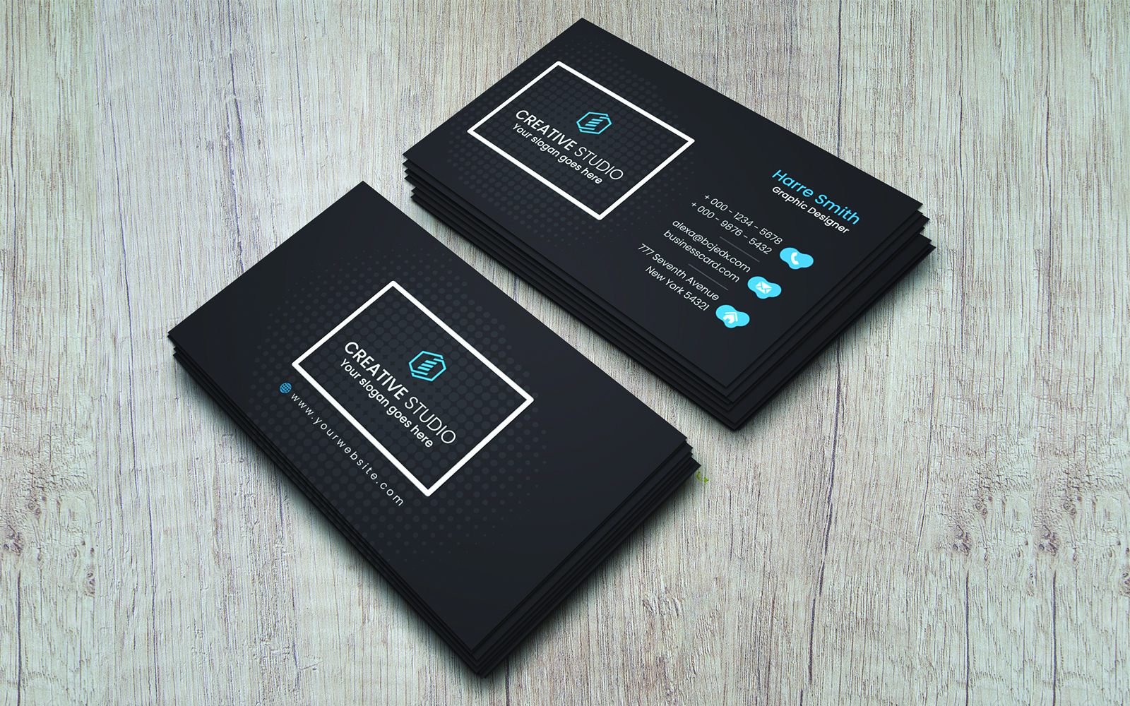 Сlean Business Card - Corporate Identity Template