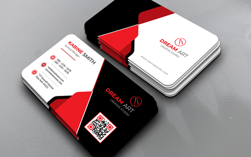 Colorful Modern Business Card - Corporate Identity Template