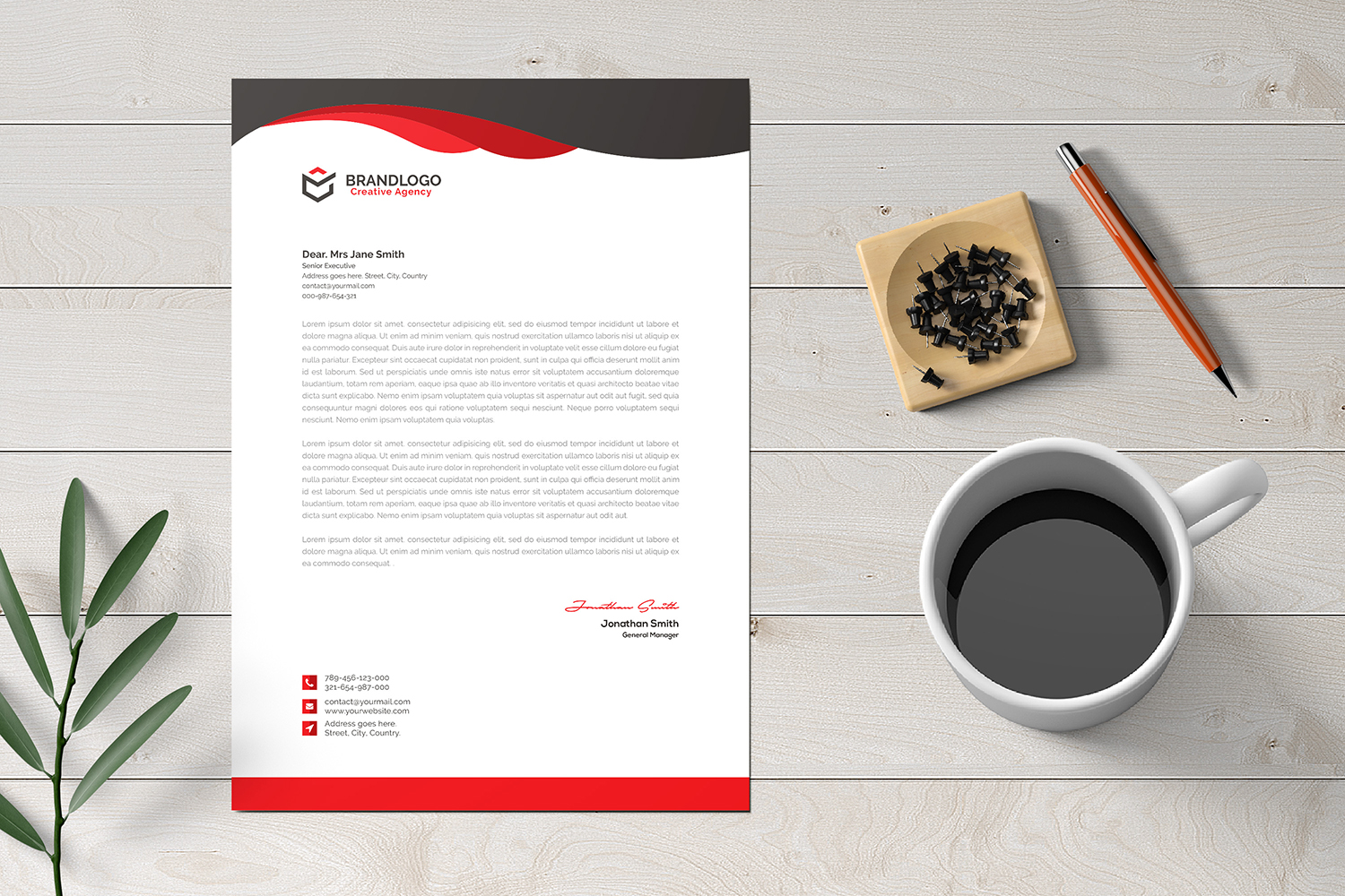 Letterhead - Corporate Identity Template