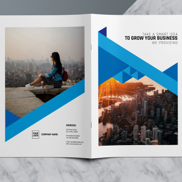 Abstract Annual Corporate Identity 117453