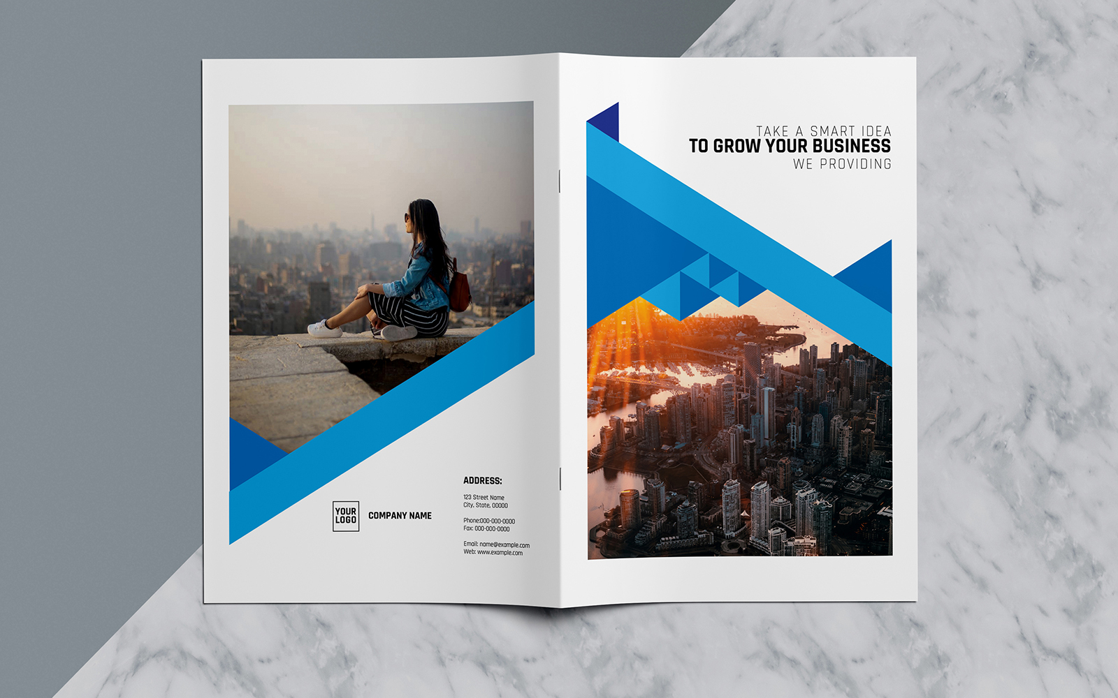 Business Growth | Illustrator - Corporate Identity Template