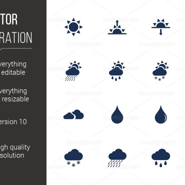 Flat Icons Vectors Templates 117479