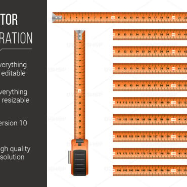 Tape Scale Vectors Templates 117492