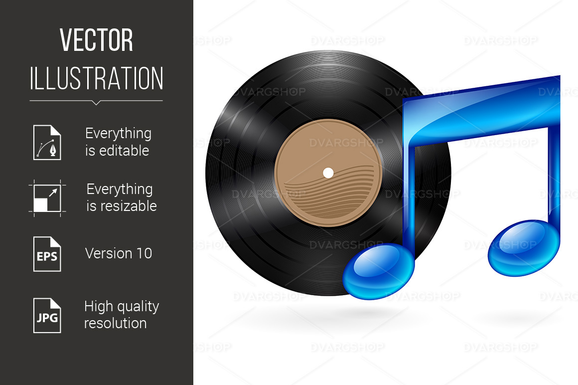 Music Icon - Vector Image