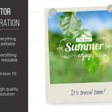 Old Summer Vectors Templates 117532