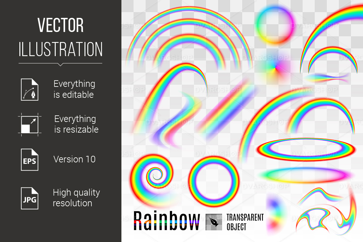 Rainbow - Vector Image