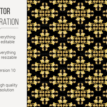 Pattern Black Vectors Templates 117607