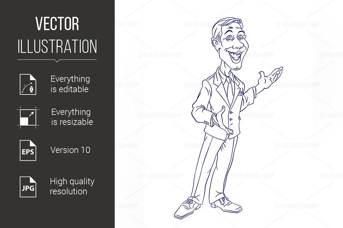 Businessman - Vector Image