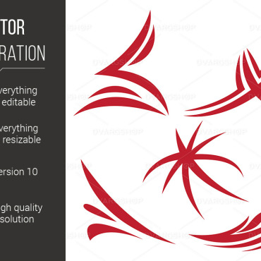 Red Illustration Vectors Templates 117648