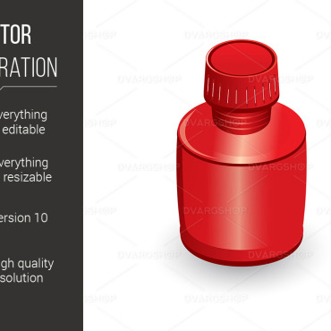 Medical Bottle Vectors Templates 117662