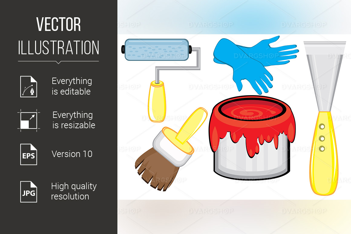 Tools for Repair of the House - Vector Image