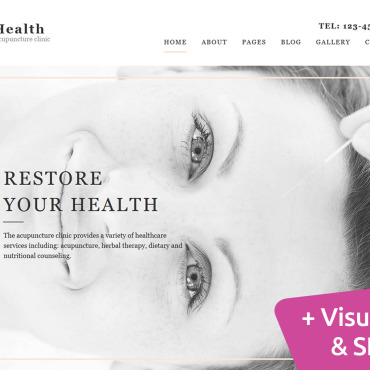 Physical Therapy Moto CMS 3 Templates 117728
