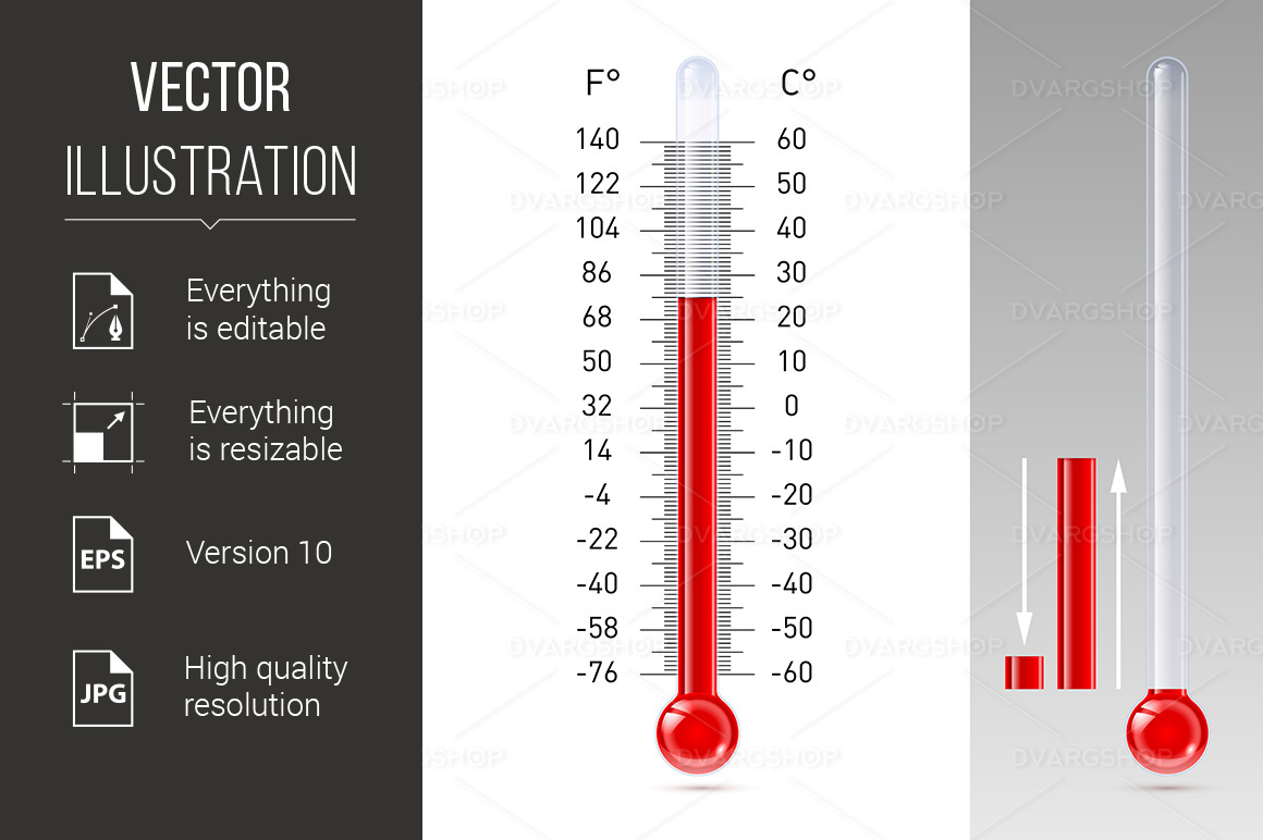 Thermometer - Vector Image