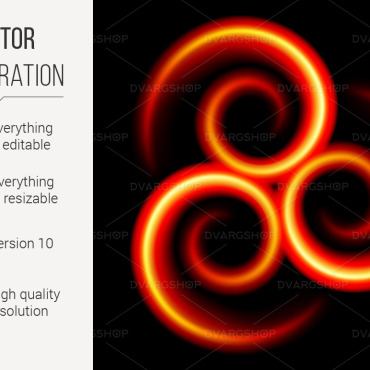 Abstract Spiral Vectors Templates 117770