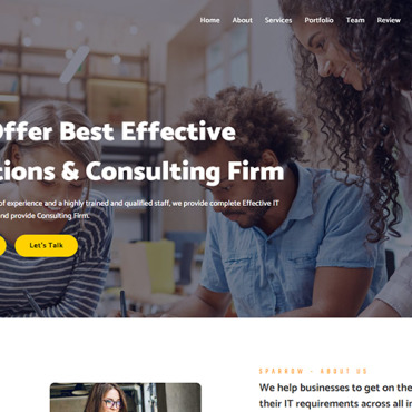 Consulting Consulting Landing Page Templates 117877