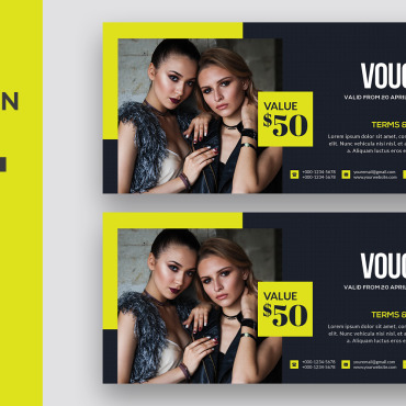 Coupon Template Corporate Identity 117886