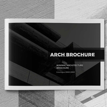 Black Brochure Corporate Identity 117887