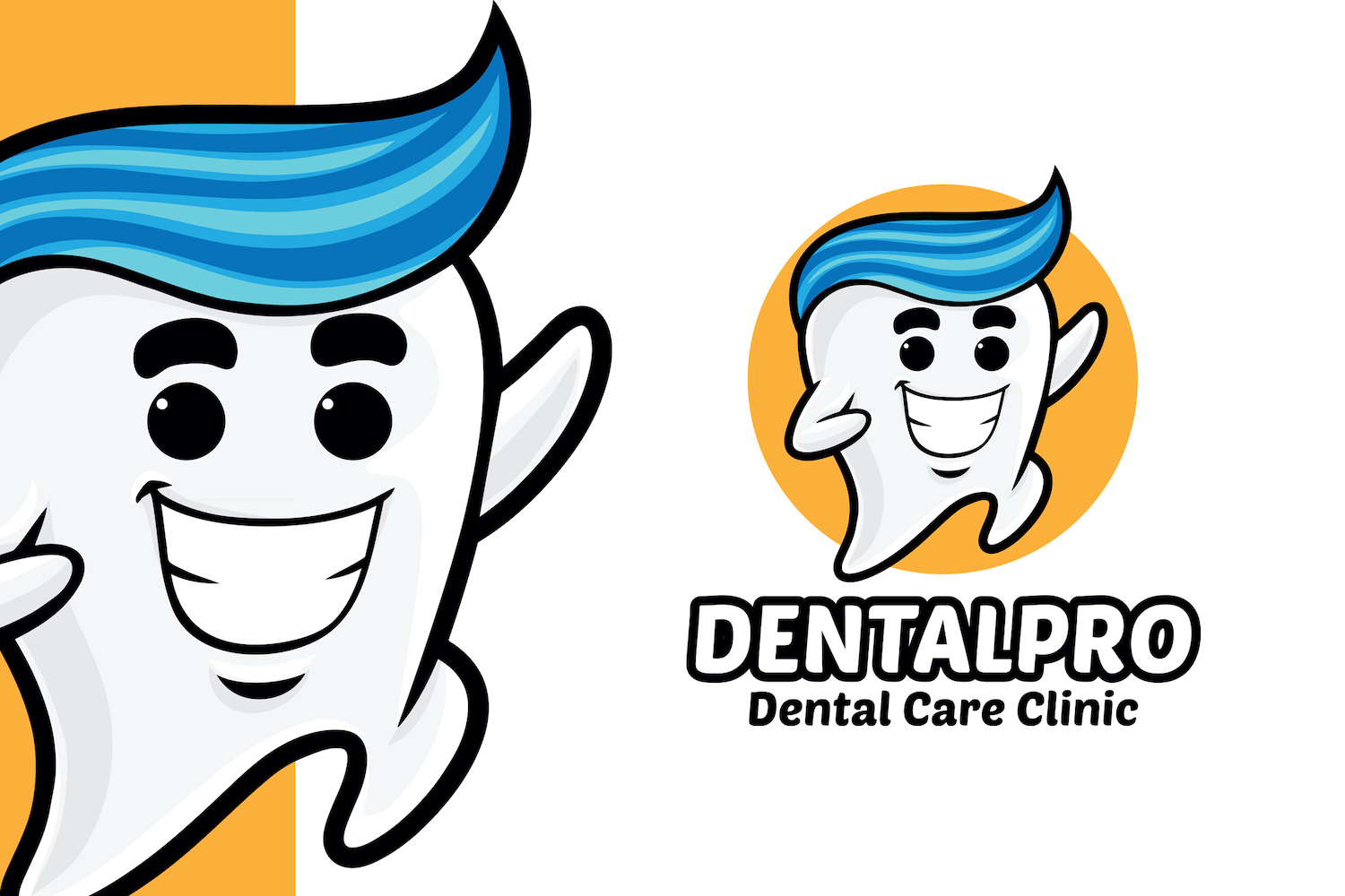 Tooth Dental Clinic Logo Template