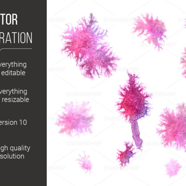 Paint Abstract Vectors Templates 117989