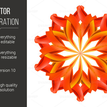 Orange Red Vectors Templates 117995