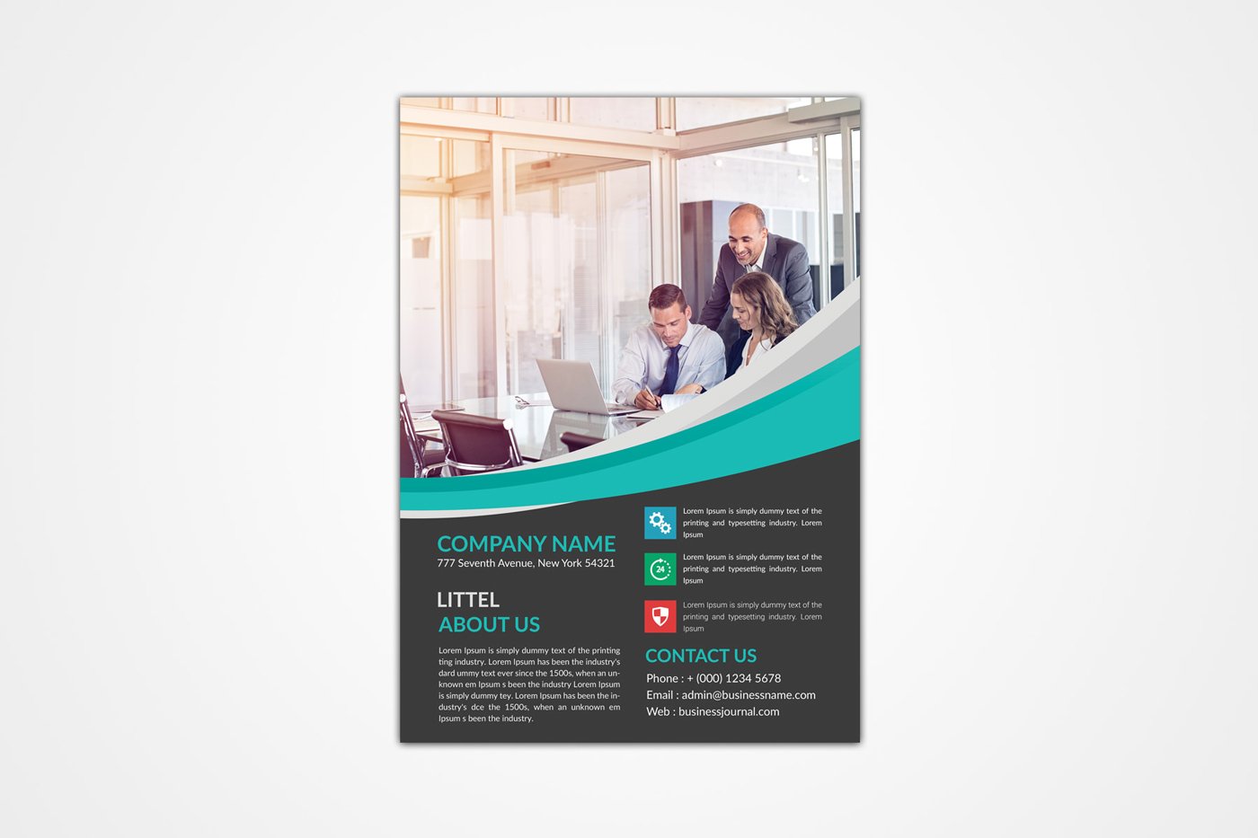 Clean Multipurpose Business Flyer - Corporate Identity Template