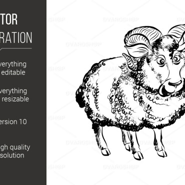 Lamb Funny Vectors Templates 118096