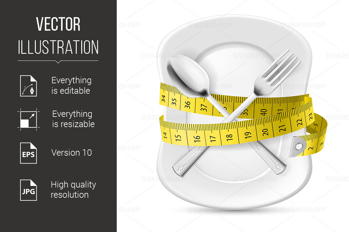 Diet Concept - Vector Image