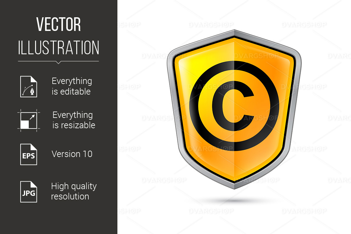 Copyright Protection - Vector Image