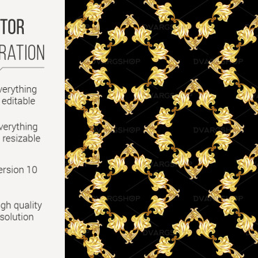 Pattern Black Vectors Templates 118206