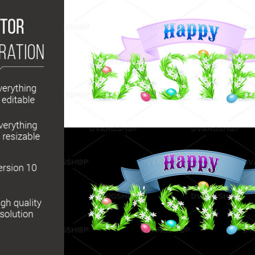 Easter Card Vectors Templates 118232