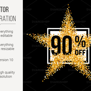 Star Sale Vectors Templates 118238