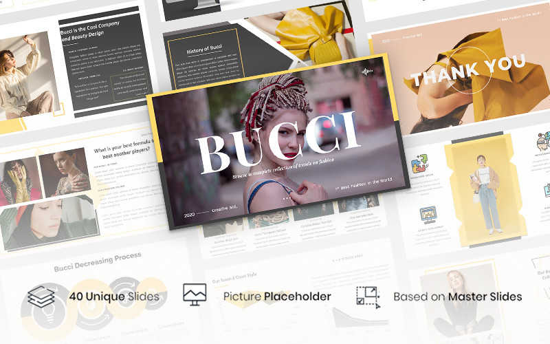Bucci – Creative Business PowerPoint template