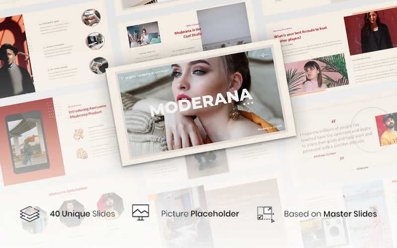 Moderana – Creative Business PowerPoint template