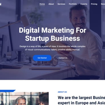 Corporate Consulting Landing Page Templates 118369