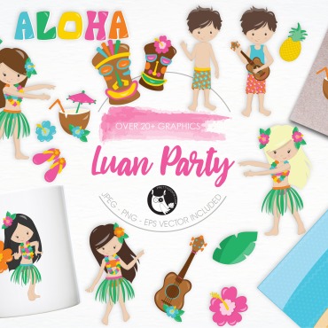 Kids Party Vectors Templates 118423